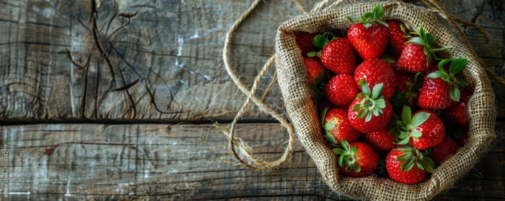 Close-up of a bowl of creamy yogurt topped with fresh strawberries. The bright red fruits and smooth yogurt create an inviting and healthy treat. Free copy space for text. Close-up of a bowl of creamy yogurt topped with fresh strawberries. The bright red fruits and smooth yogurt create an inviting and healthy treat. Free copy space for text.