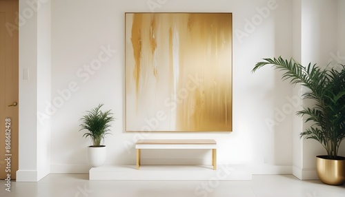 Photo interior modern design room 3d illustration