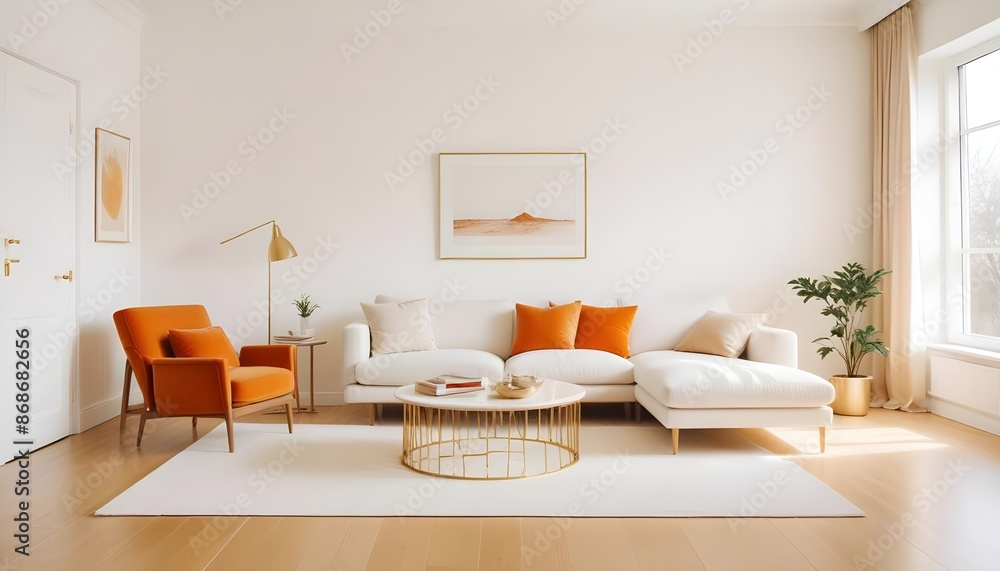 Photo interior modern design room 3d illustration Photo interior modern design room 3d illustration