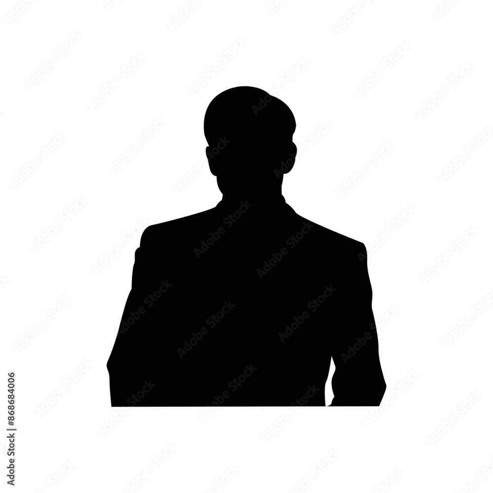 black colour business man icon vector black colour business man icon vector
