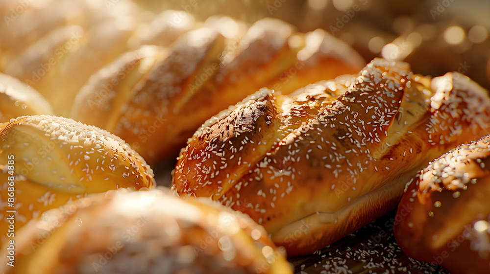 A variety of mixed breads and buns shot from above. Fresh fragrant bread on the table. Baking homemade bread. Nutrition concept. A variety of mixed breads and buns shot from above. Fresh fragrant bread on the table. Baking homemade bread. Nutrition concept.