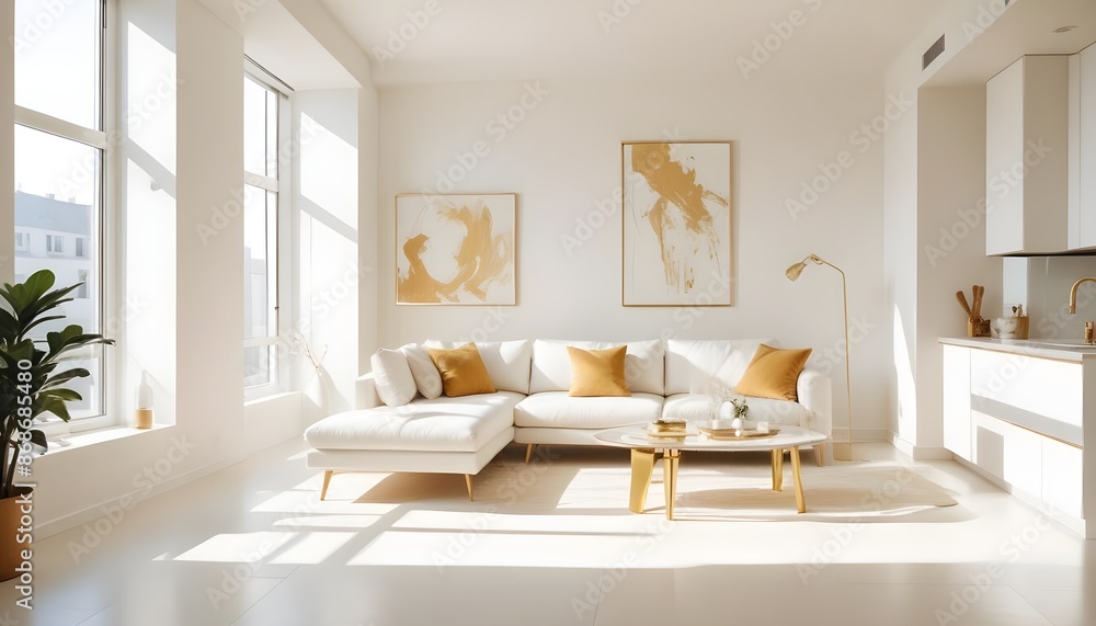 Photo interior modern design room 3d illustration Photo interior modern design room 3d illustration