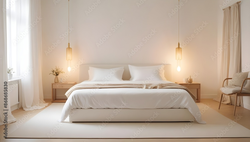 Photo interior modern design room 3d illustration Photo interior modern design room 3d illustration