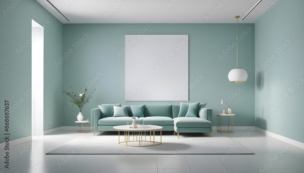 Photo interior modern design room 3d illustration Photo interior modern design room 3d illustration