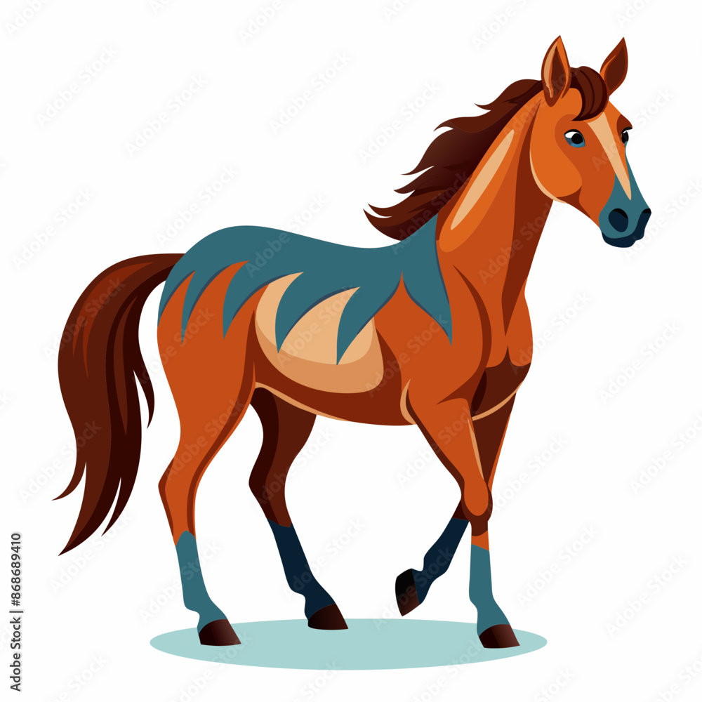 Obraz premium horse illustration