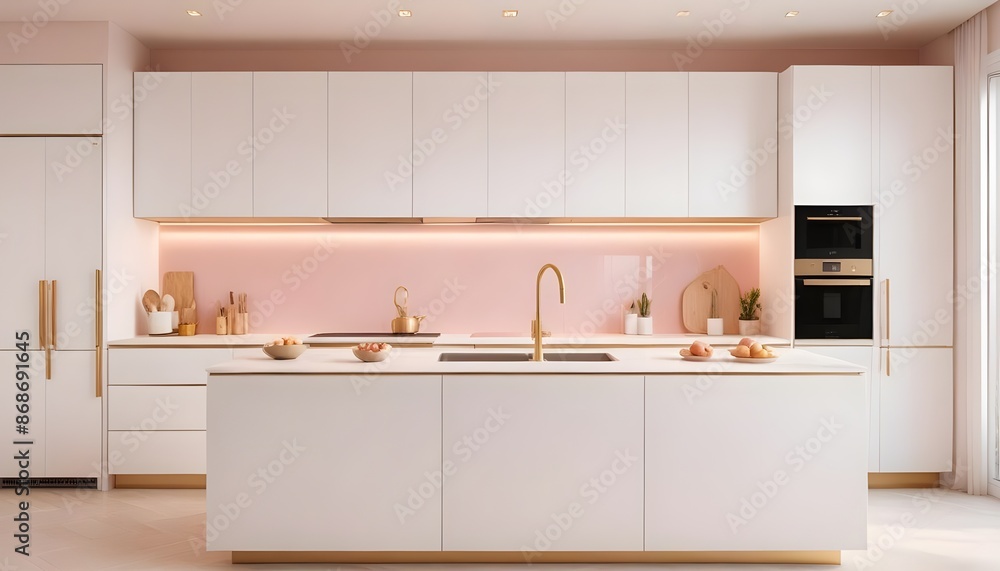 Fototapeta premium Photo interior modern design room 3d illustration