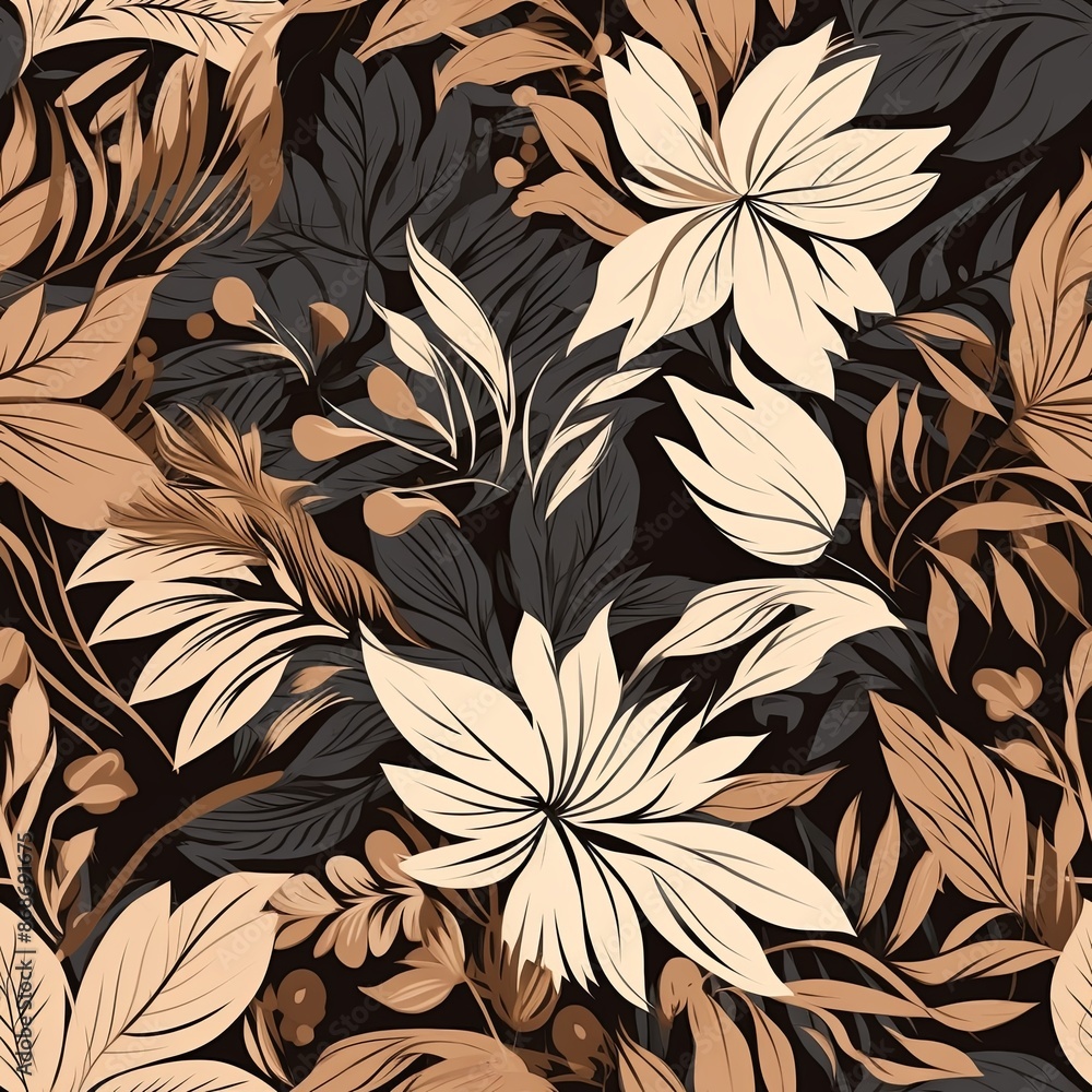 abstract seamless floral pattern abstract seamless floral pattern