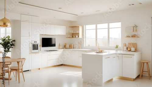 Wallpaper Mural Photo interior modern design room 3d illustration Torontodigital.ca