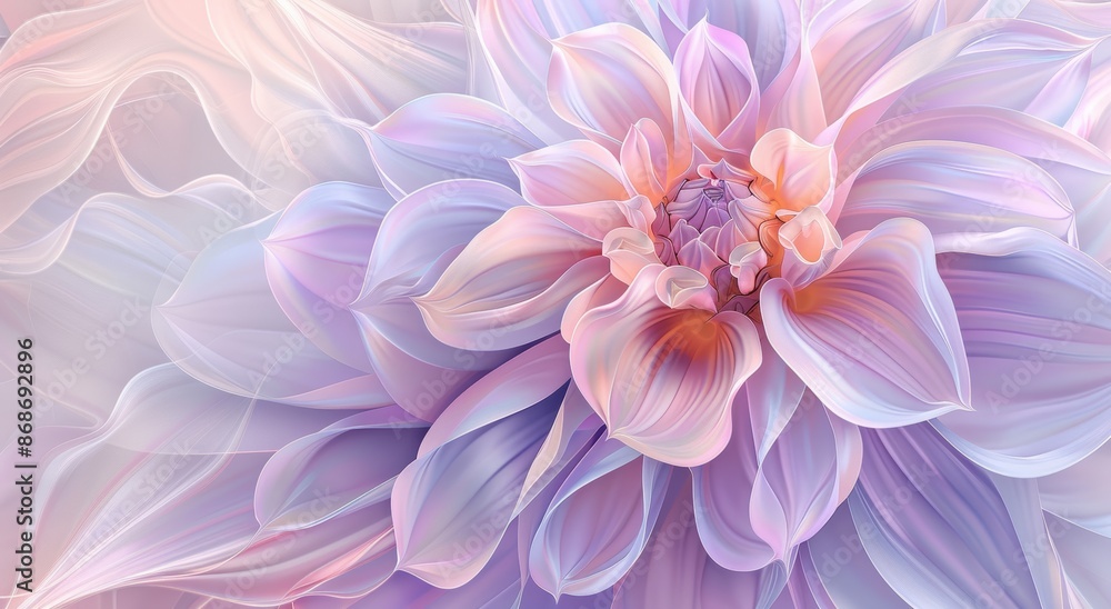 A close up photo of a purple flower with a pink center A close up photo of a purple flower with a pink center