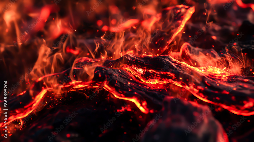 Flames burning, Red hot flames of fire, Fire red hot coal burn Flames burning, Red hot flames of fire, Fire red hot coal burn