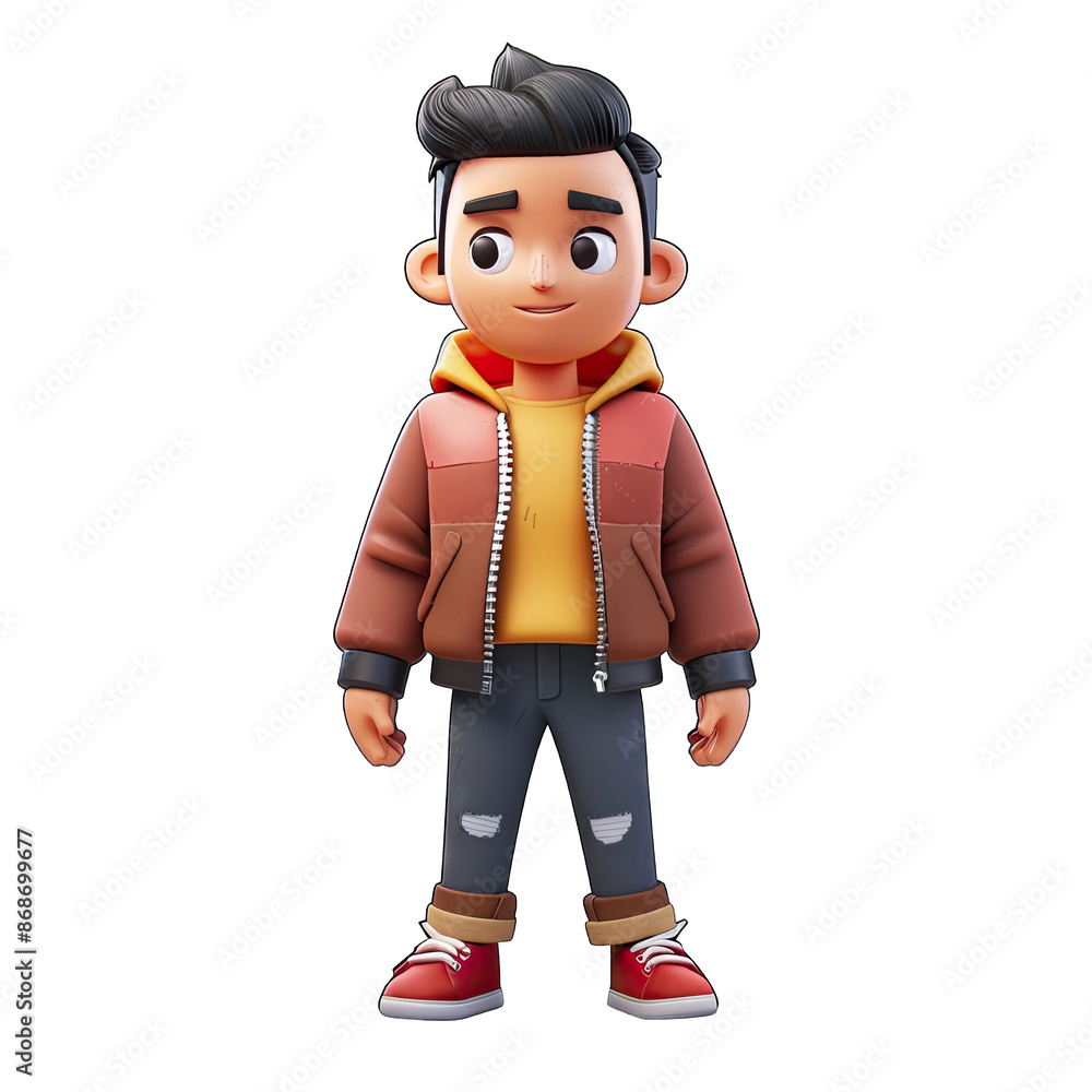 Fototapeta premium 3d character isolated on solid background