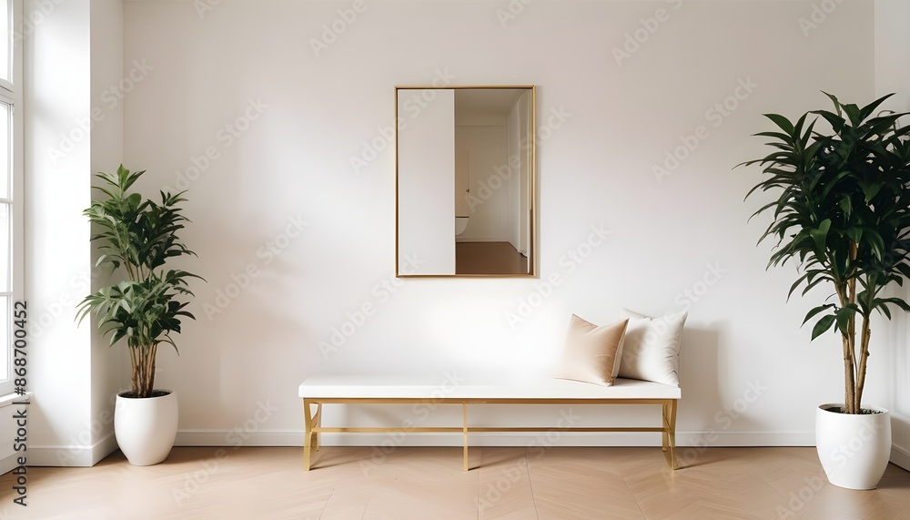 Photo interior modern design room 3d illustration Photo interior modern design room 3d illustration