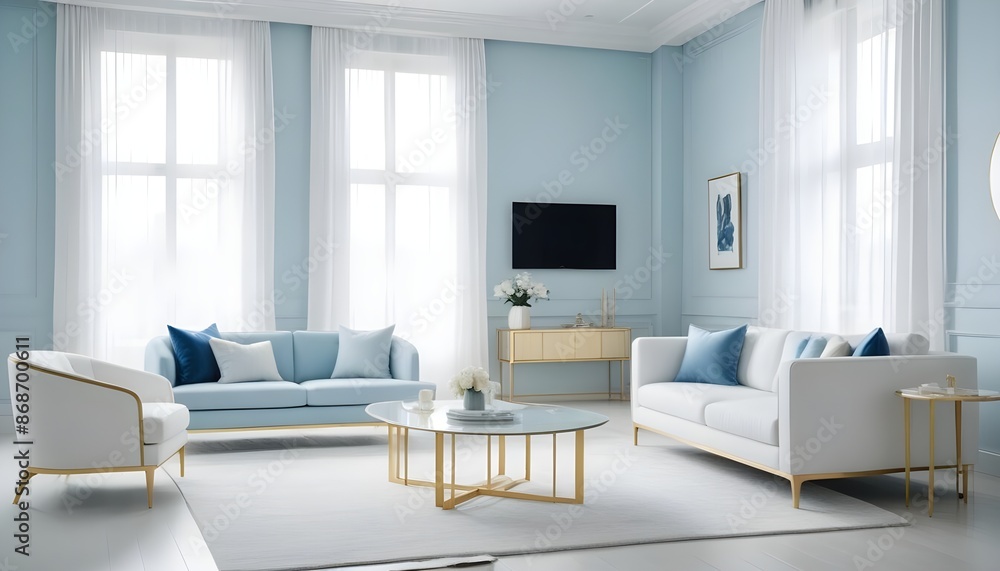 Photo interior modern design room 3d illustration Photo interior modern design room 3d illustration