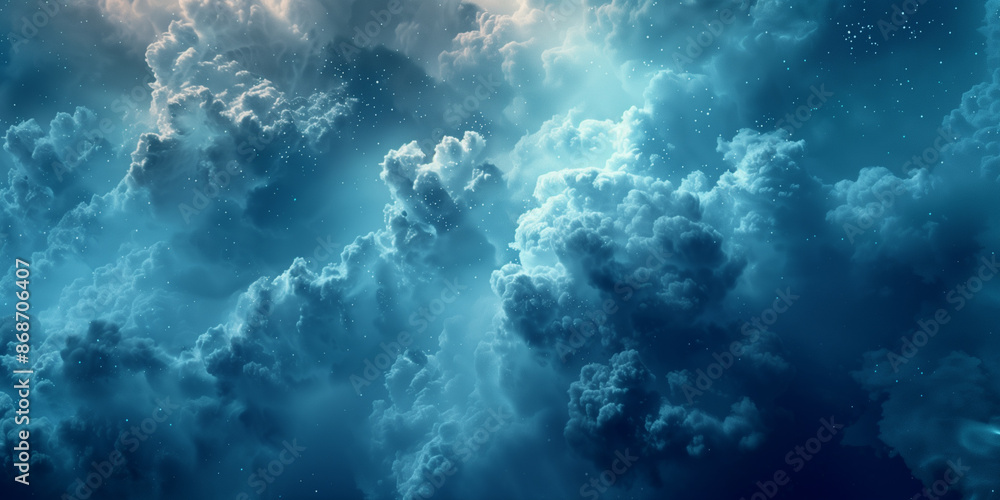 3D rendering of Cloud computing, network, technology concept 3D rendering of Cloud computing, network, technology concept