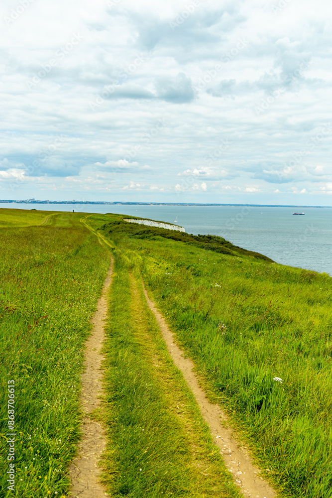 Kleine Wandertour zu den Old Harry Rocks vor den Toren der Hafenstadt von Swanage - Dorset - Vereinigtes Königreich Kleine Wandertour zu den Old Harry Rocks vor den Toren der Hafenstadt von Swanage - Dorset - Vereinigtes Königreich