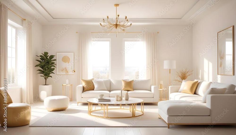 Photo interior modern design room 3d illustration Photo interior modern design room 3d illustration