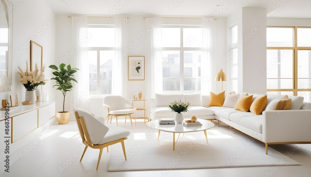 Photo interior modern design room 3d illustration Photo interior modern design room 3d illustration