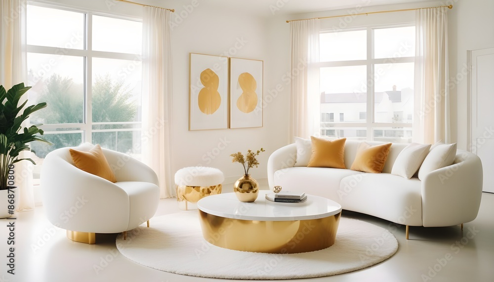 Photo interior modern design room 3d illustration Photo interior modern design room 3d illustration