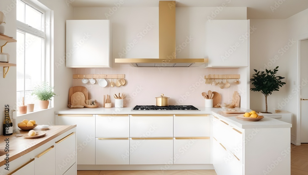 Fototapeta premium Photo interior modern design room 3d illustration