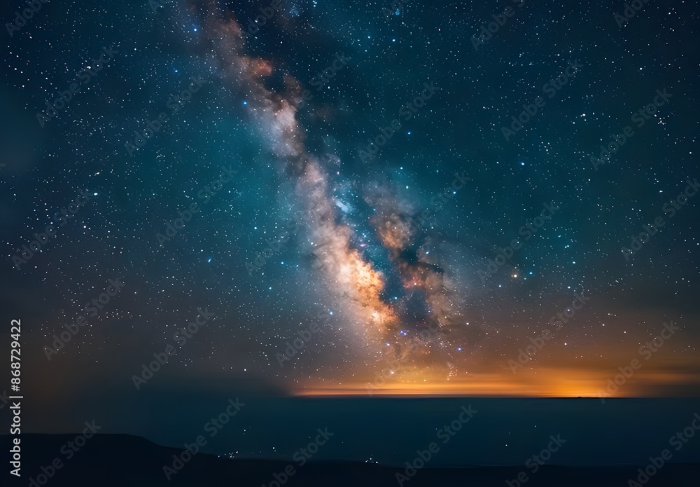 Fototapeta premium Milky Way Galaxy Night Sky Photography