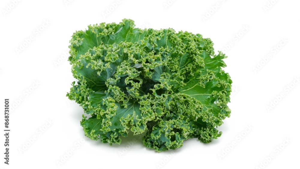 Obraz premium Kale on white background