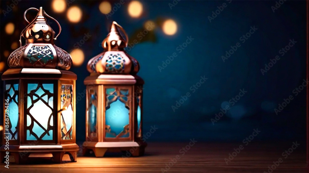 Islamic arabic lantern for ramadan kareem eid mubarak background Islamic arabic lantern for ramadan kareem eid mubarak background