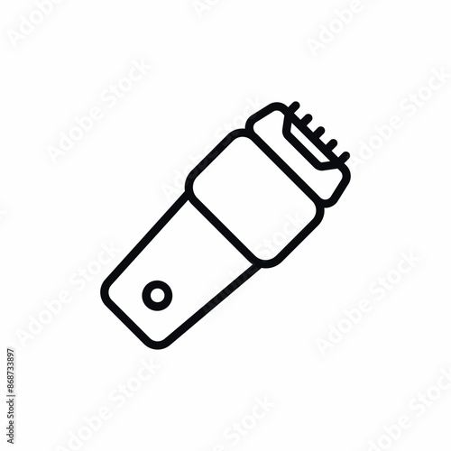 electric razor shave machine icon