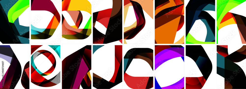 Collection of abstract background with waves, colorful shapes and 3d shadow effect. Vector Illustration For Wallpaper, Banner, Background, Card, Book Illustration, landing page Collection of abstract background with waves, colorful shapes and 3d shadow effect. Vector Illustration For Wallpaper, Banner, Background, Card, Book Illustration, landing page