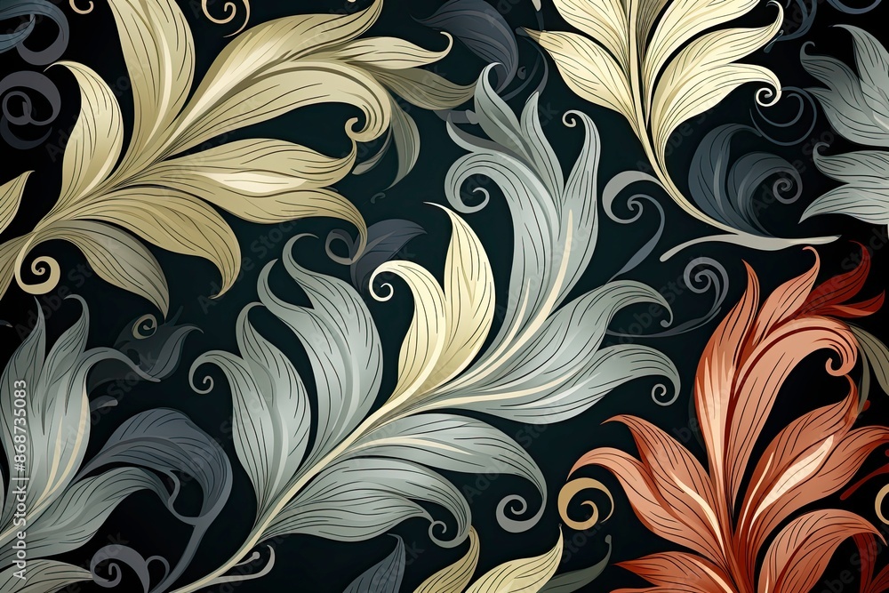 Pattern seamless floral vector design Pattern seamless floral vector design