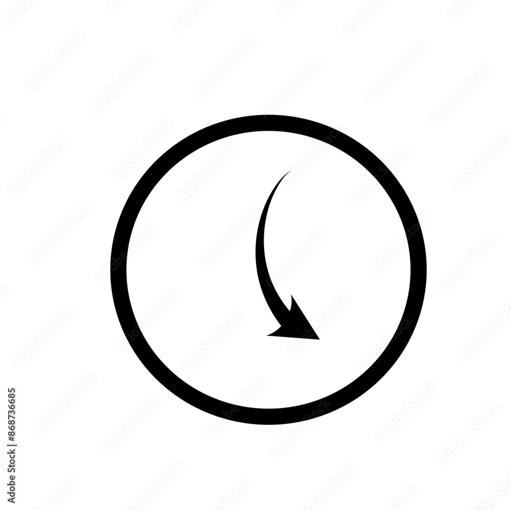 Isolated vector hand drawn arrow Isolated vector hand drawn arrow