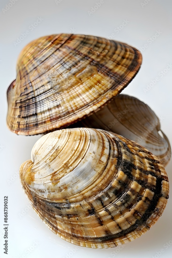 Three Variously Sized Clamshells Three Variously Sized Clamshells