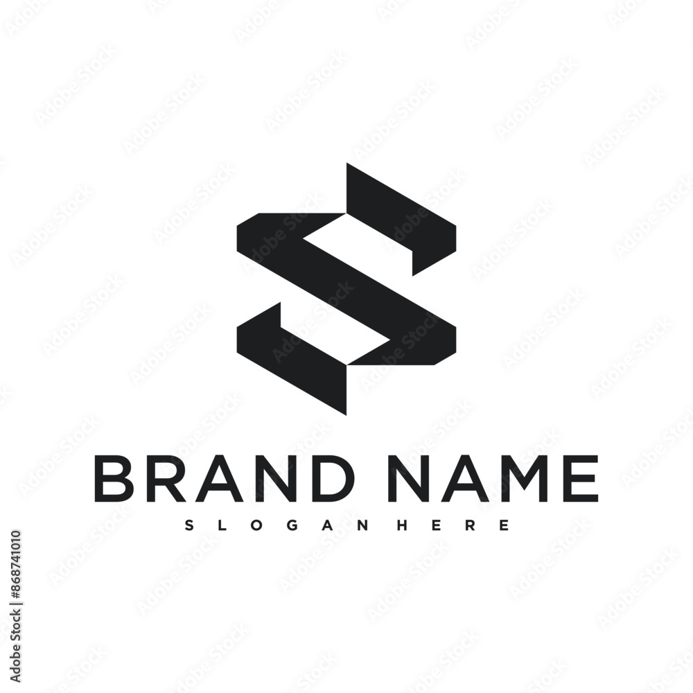 Creative abstract initial letter S logo design. Preamium Vector Creative abstract initial letter S logo design. Preamium Vector