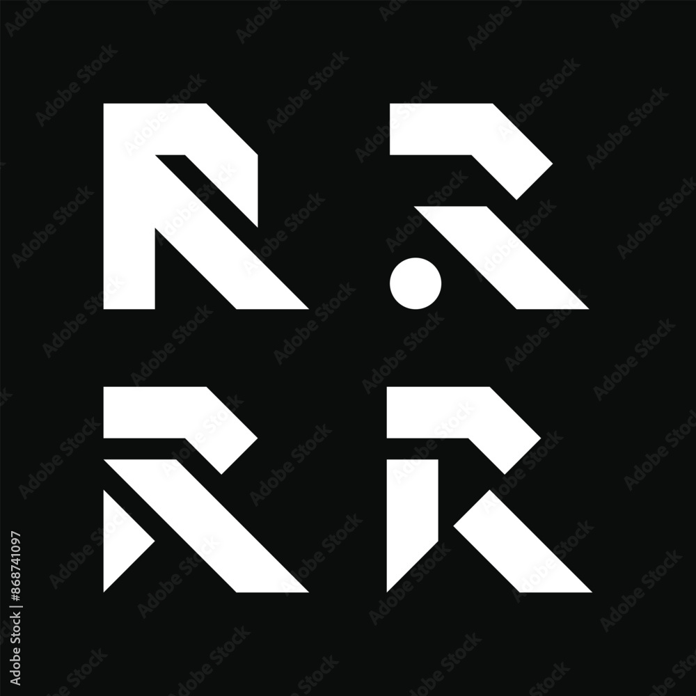 Set of abstract initial letter R logo design. Premium Vector Set of abstract initial letter R logo design. Premium Vector