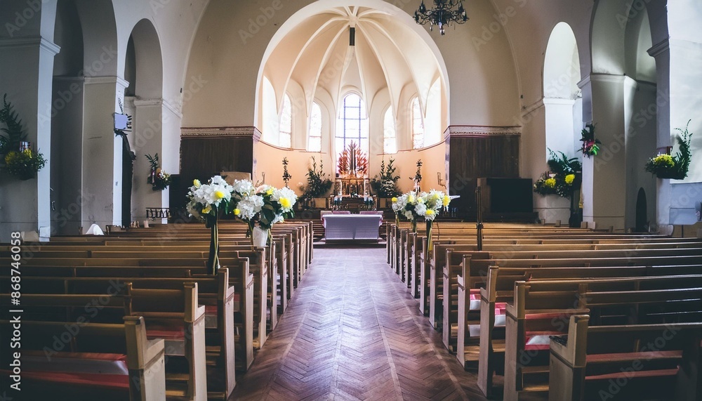 Fototapeta premium interior of church