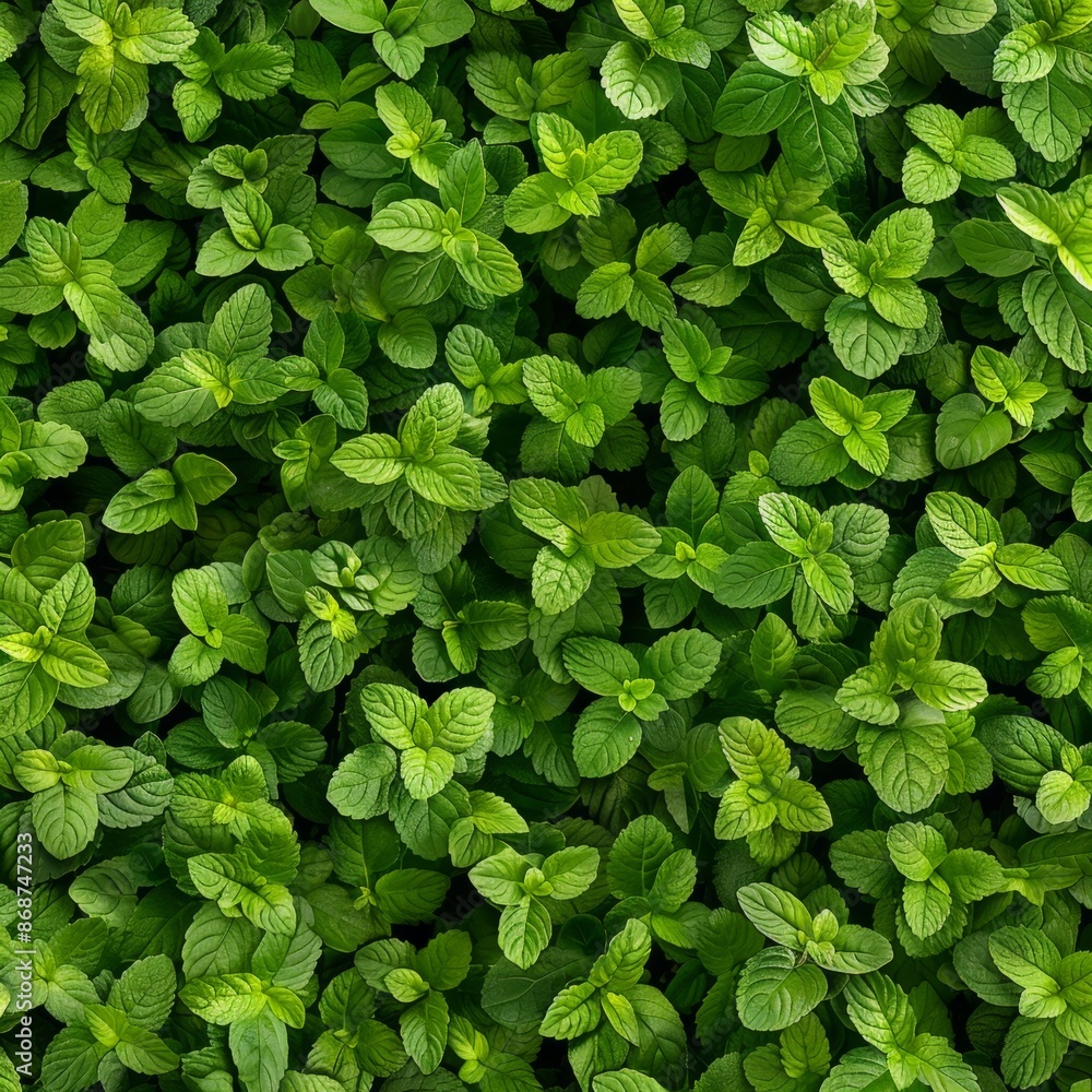 Many fresh lemon balm leaves texture background, fragrant spices pattern, Melissa officinalis mockup Many fresh lemon balm leaves texture background, fragrant spices pattern, Melissa officinalis mockup