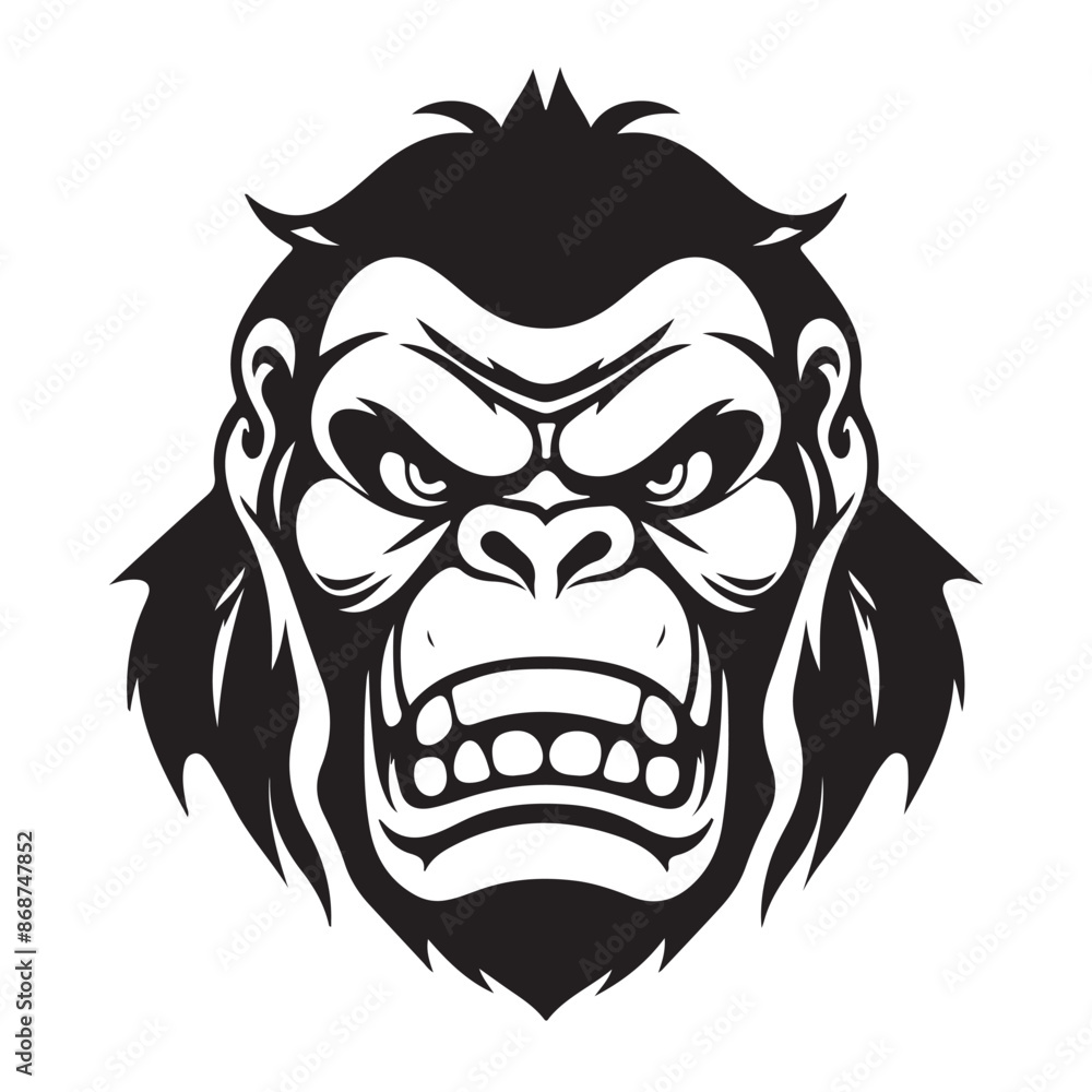 King kong vector silhouette King kong vector silhouette