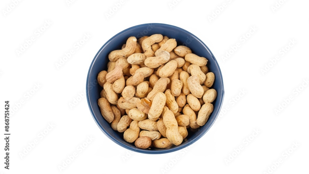 Peanuts on white background Peanuts on white background