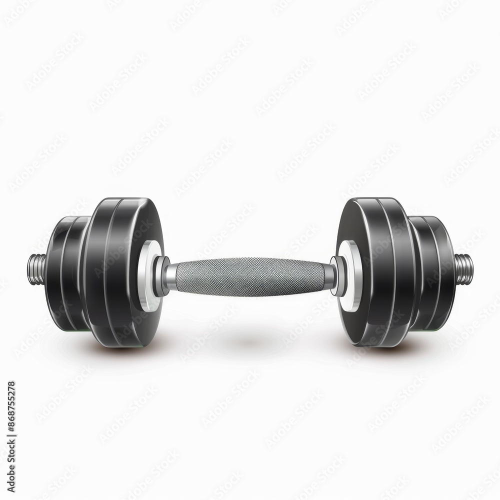 Dumbbell icon, gym equipment, weightlifting symbol, bodybuilding 3d realistic logo, dumbbell sport Dumbbell icon, gym equipment, weightlifting symbol, bodybuilding 3d realistic logo, dumbbell sport