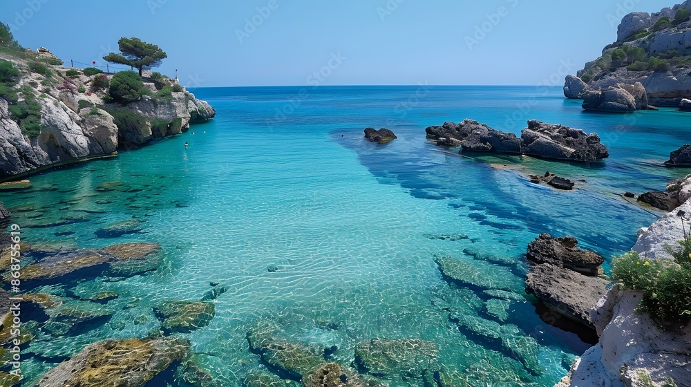 Crystal Clear Water at the Beach Crystal Clear Water at the Beach