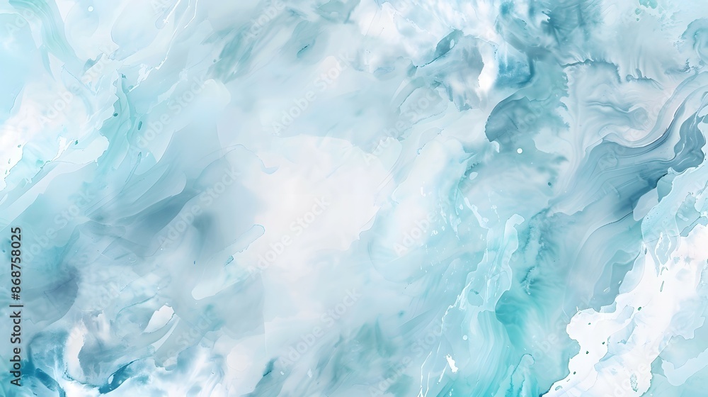 custom made wallpaper toronto digitalAbstract turquoise watercolor background. The color of a sea wave
