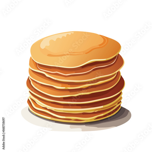 Vector illustration of Pancakes