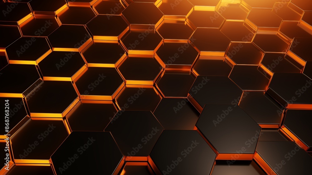 Abstract background with hexagons Abstract background with hexagons