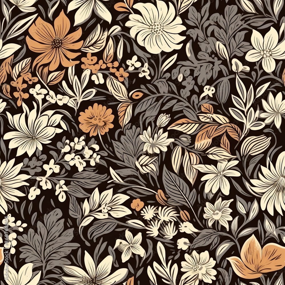 abstract seamless floral pattern abstract seamless floral pattern