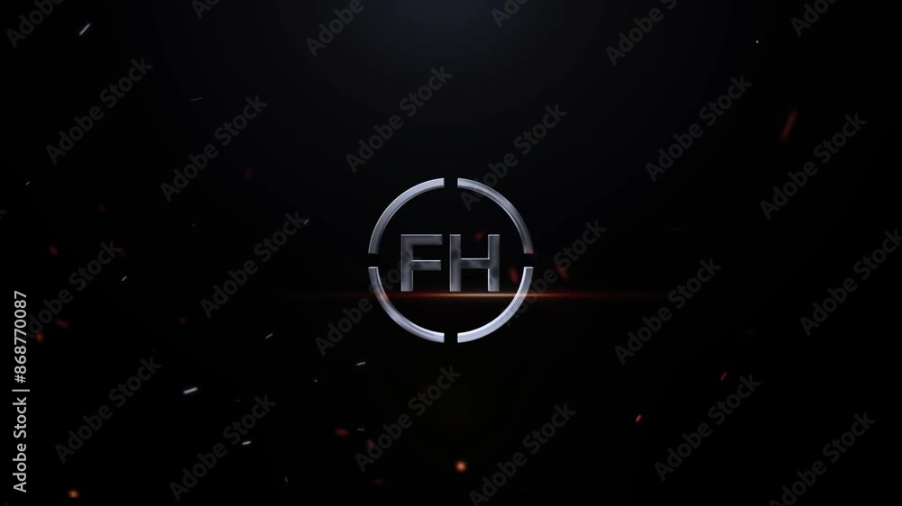 FH Logo Animation, Typography Fh hf 3D Logo Letter Animation Videos For ...
