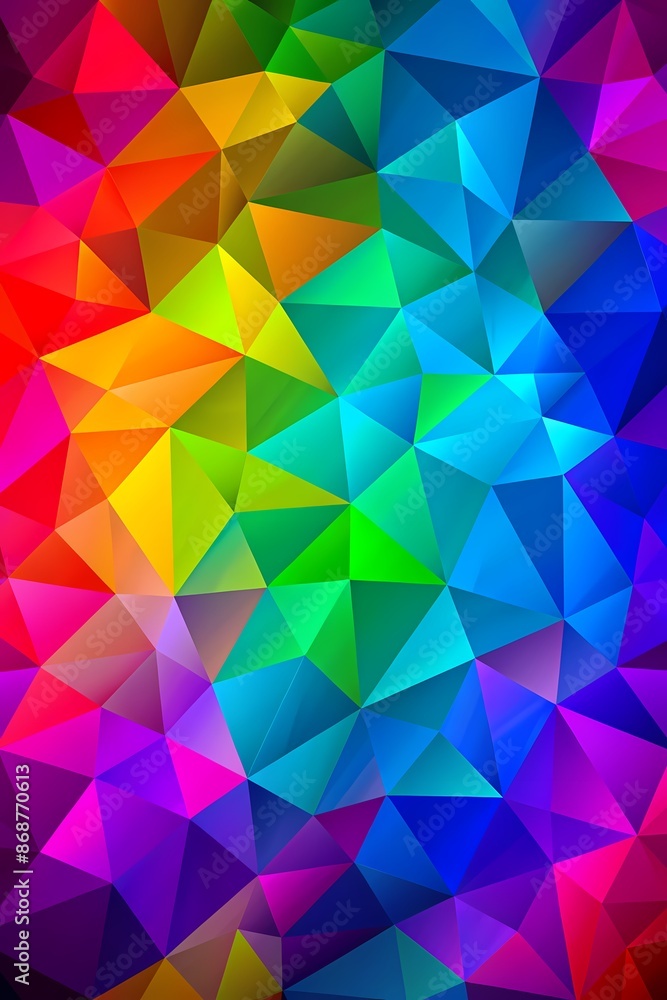 Vibrant Geometric Abstract Background Vibrant Geometric Abstract Background