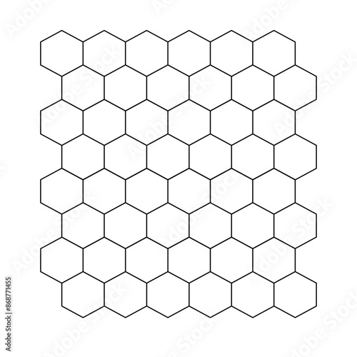 Hexagonal seamless pattern