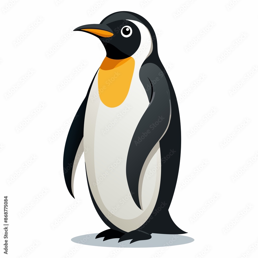 Obraz premium penguin on white background