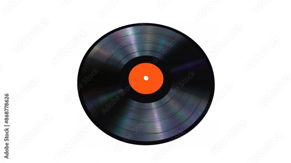 Vinyl record on white background Vinyl record on white background