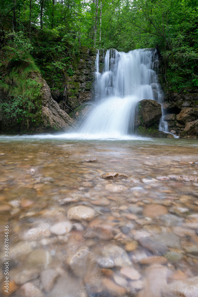 Obraz premium Allgäu Wasserfall Steigbachtobel