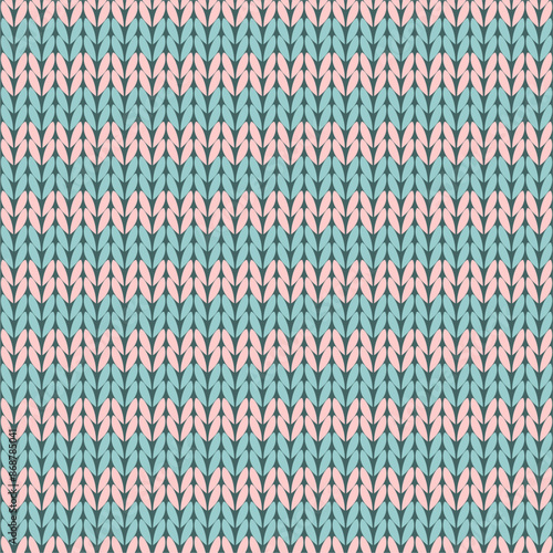 Knitted background pattern wallpaper knitting decorative print handmade textile knitting handiwork 